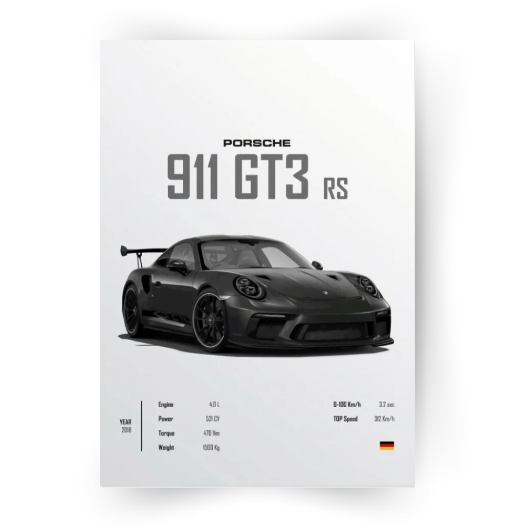 Porsche 911 GT3 RS 2018 Black