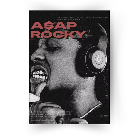 "I'm a people's person, believe it or not. I just have a dark side to me, which we all do." A$AP ROCKY